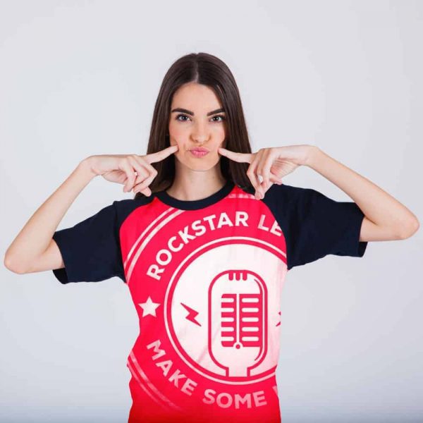 Red Printed Tshirt